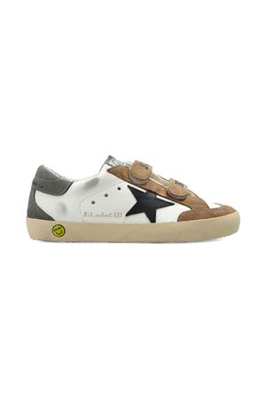 sneakers in pelle marrone GOLDEN GOOSE KIDS | GYF00924F00803583245
